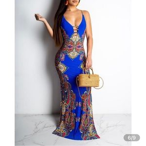 Maxi Tribal design dress